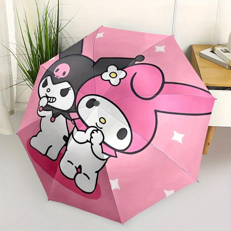 Kuromi, My Melody Automatic Opening and Closing Parasol Compact Travel Umbrella with 8 Ribs for Women and Men Ideal Birthday/Christmas Gift,
Kuromi, My Melody Automatic Opening and Closing Parasol Compact Travel Umbrella with 8 Ribs for Women and Men Ideal Birthday/Christmas Gift,