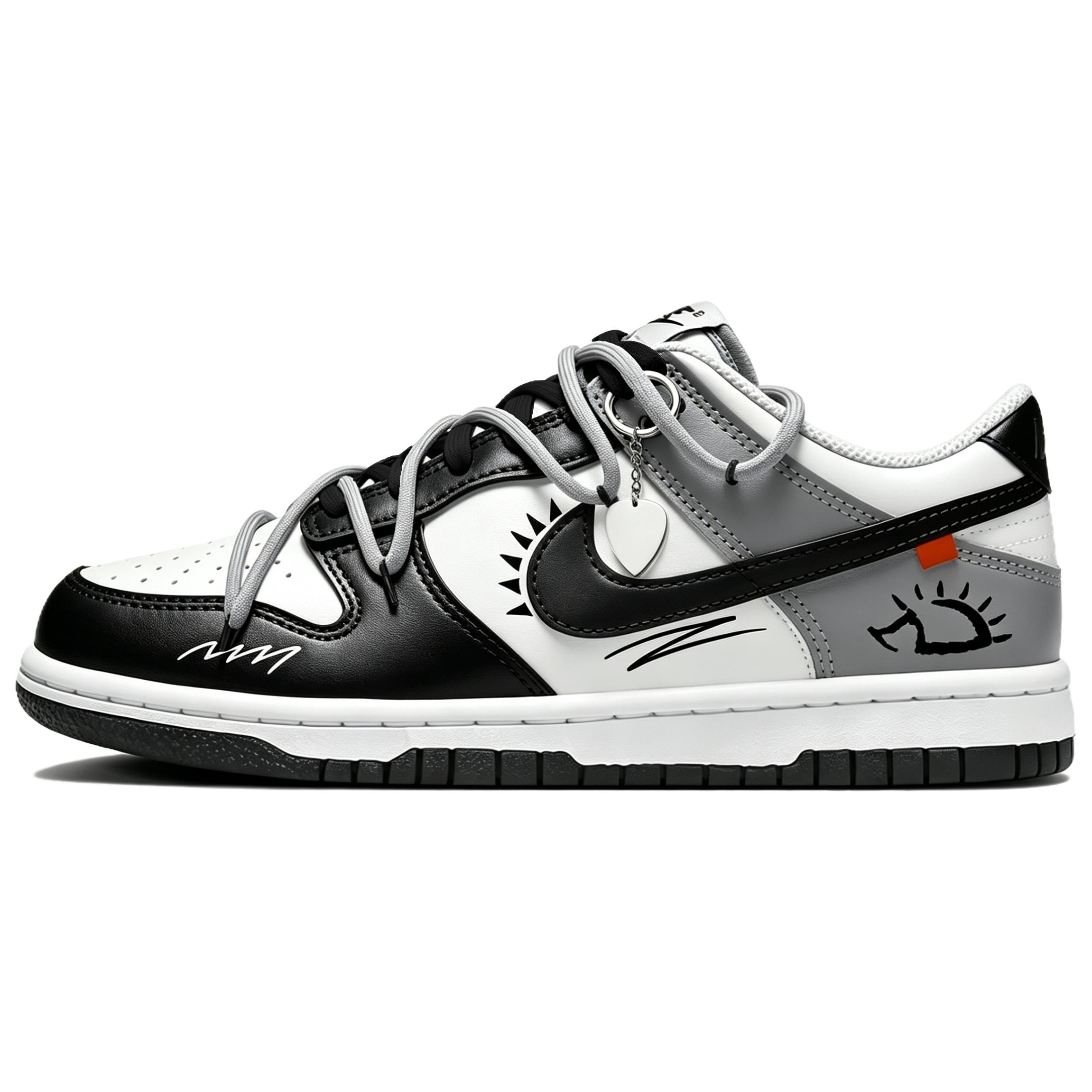 Nike Dunk Low top Skateboard Shoes Unisex Black White Gray HM9617-001(Team1210-) 36
Nike Dunk Low top Skateboard Shoes Unisex Black White Gray HM9617-001(Team1210-) 36