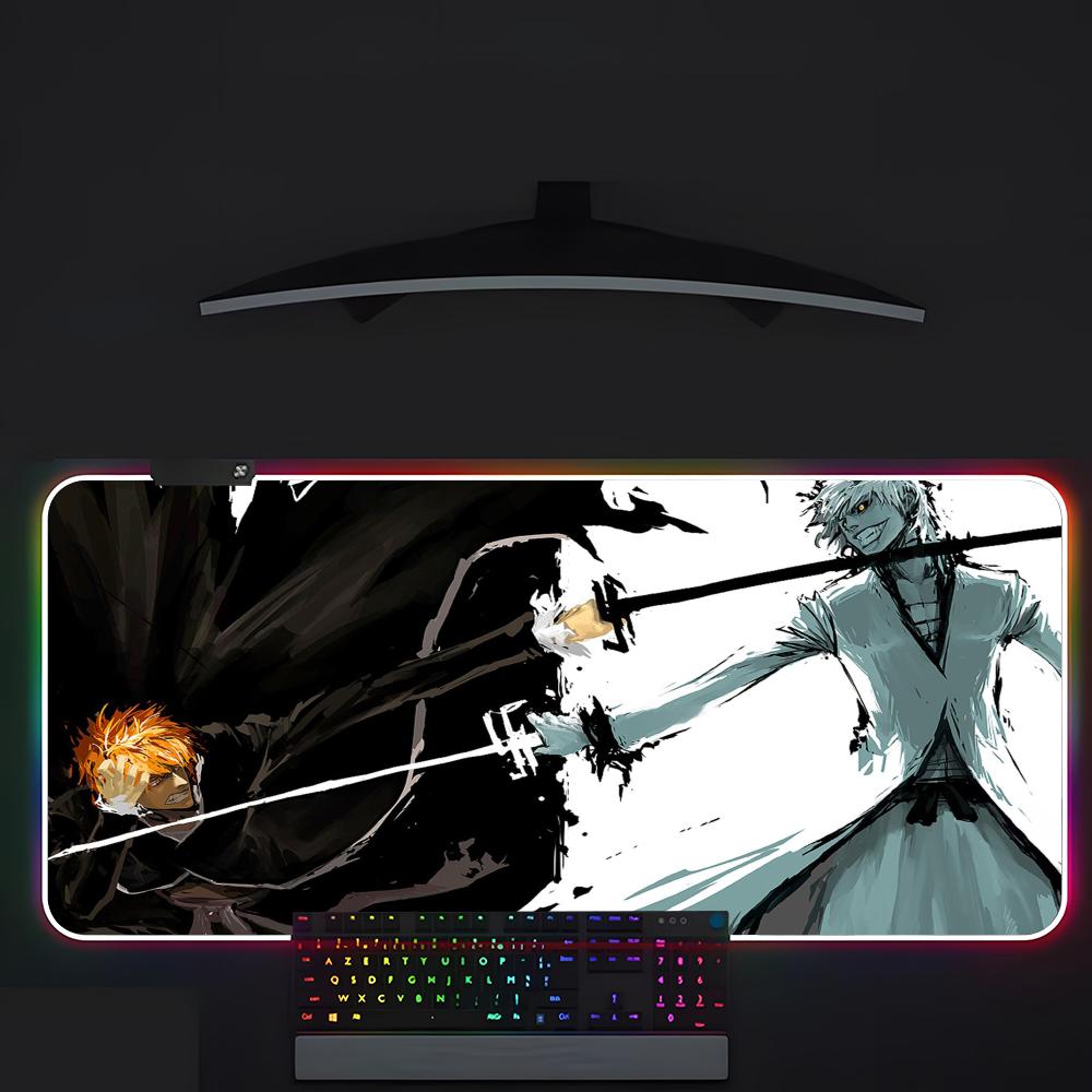 BLEACH Ichigo Anime Mouse Pad Gamer Luminescence Led Mouse Pad Gaming Table Rgb Deskmat Keyboard Pc Mousepad RGB700x400x3mm
BLEACH Ichigo Anime Mouse Pad Gamer Luminescence Led Mouse Pad Gaming Table Rgb Deskmat Keyboard Pc Mousepad RGB700x400x3mm