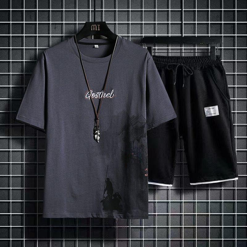 Мужской комплект футболок с коротким рукавом в чернильном стиле 2023 года L серый
Мужской комплект футболок с коротким рукавом в чернильном стиле 2023 года L серый