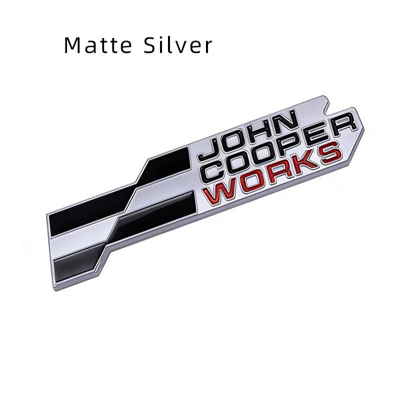 Sporty 3D JCW John Cooper Works Metal Car Front Grille Emblem Rear Trunk Badge Sticker For Mini Cooper S R56 R59 R60 F56 Countryman Clubman Badge Sticker чорний/старий срібного кольору
Sporty 3D JCW John Cooper Works Metal Car Front Grille Emblem Rear Trunk Badge Sticker For Mini Cooper S R56 R59 R60 F56 Countryman Clubman Badge Sticker чорний/старий срібного кольору