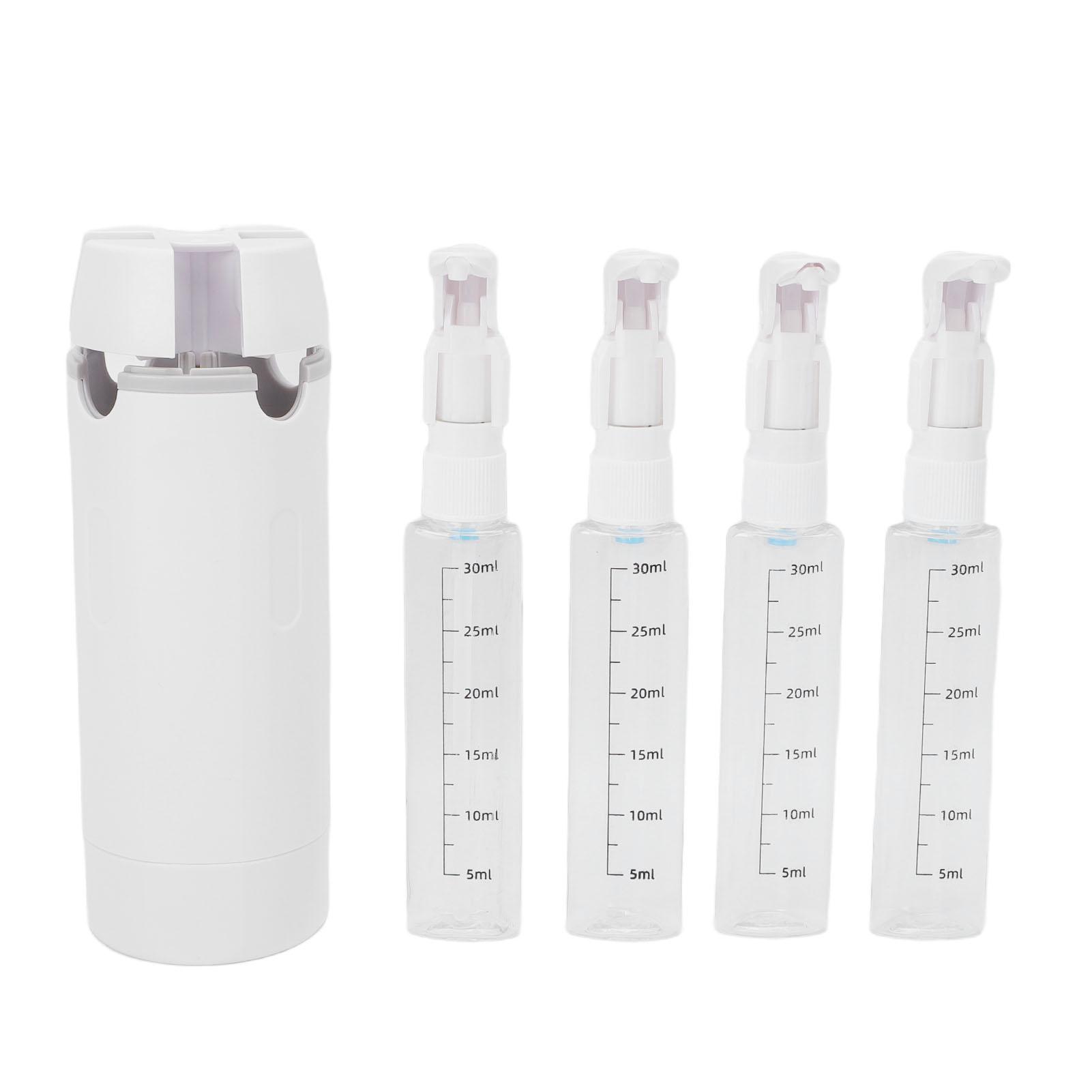 4 in 1 Travel Dispenser ABS PET Refillable Portable Travel Cosmetic Pump Container for Shampoo Lotion Conditioner Cream білий
4 in 1 Travel Dispenser ABS PET Refillable Portable Travel Cosmetic Pump Container for Shampoo Lotion Conditioner Cream білий