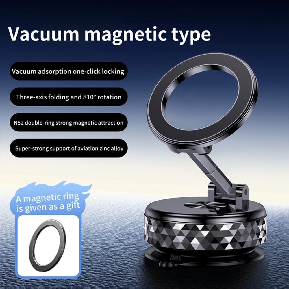 K12 Magnetic Car Phone Holder Vacuum Suction Mount Foldable 360 Degree Rotation Phone Bracket Black
K12 Magnetic Car Phone Holder Vacuum Suction Mount Foldable 360 Degree Rotation Phone Bracket Black