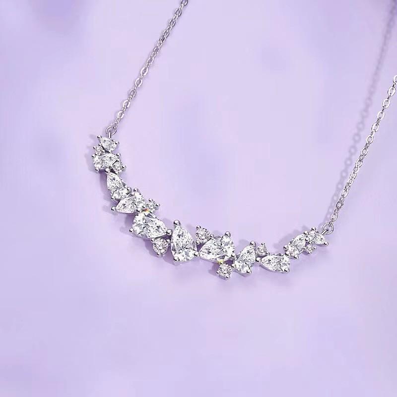 Wisteria Flower Necklace for Women New Light Luxury Niche Design High-End Zircon Smile Clavicle Chain Jewelry Wholesale
Wisteria Flower Necklace for Women New Light Luxury Niche Design High-End Zircon Smile Clavicle Chain Jewelry Wholesale