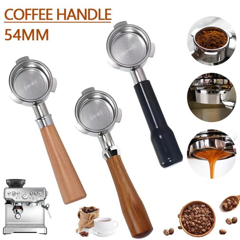 54mm Bottomless Coffee Machine Handle 3-Ear Stainless Steel Coffee Machine Handle Reusable Coffee Portafilter Easy Barista Use
54mm Bottomless Coffee Machine Handle 3-Ear Stainless Steel Coffee Machine Handle Reusable Coffee Portafilter Easy Barista Use
