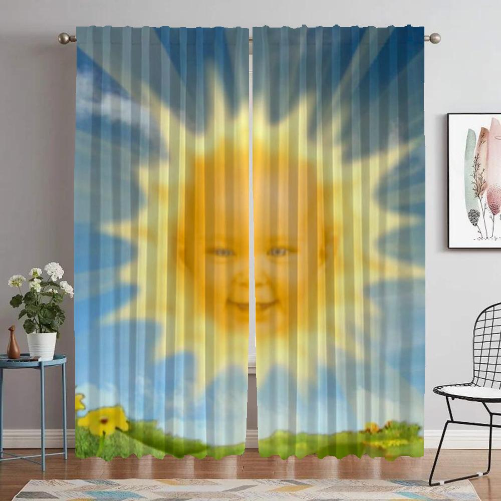 Современные шторы для гостиной, 2 шт., детские шторы с изображением телепузиков, затемняющие шторы для комнаты, 2 панели, перегородка для украшения на Хэллоуин W50xH70cmx2pcs-CL
Современные шторы для гостиной, 2 шт., детские шторы с изображением телепузиков, затемняющие шторы для комнаты, 2 панели, перегородка для украшения на Хэллоуин W50xH70cmx2pcs-CL