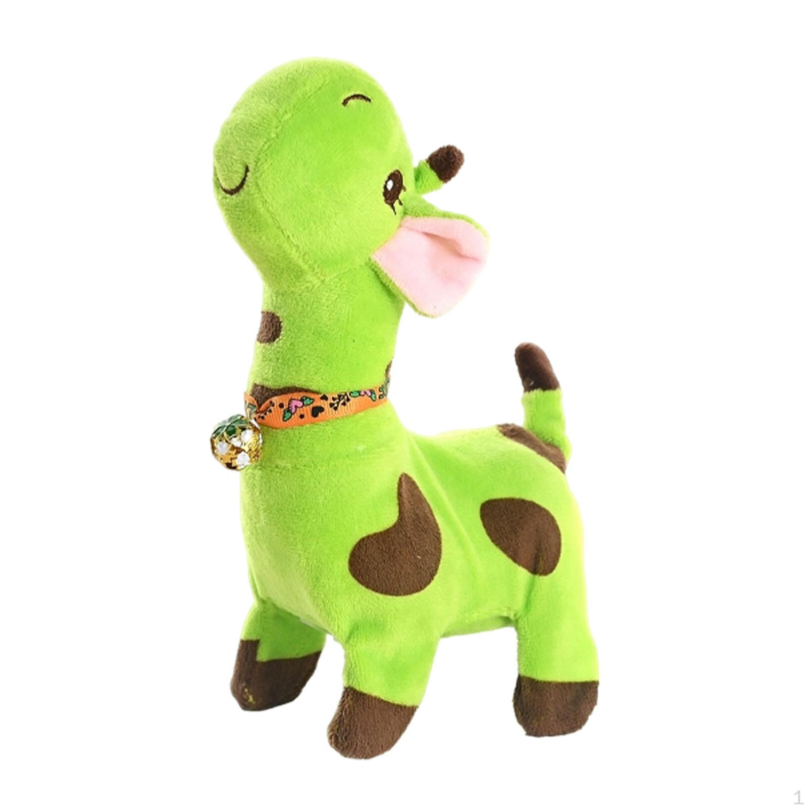 Электрическая ходячая кукла Жираф Игрушка Мягкая игрушка Электронный питомец со звуком, музыкой и виляющим хвостом зелёный
Электрическая ходячая кукла Жираф Игрушка Мягкая игрушка Электронный питомец со звуком, музыкой и виляющим хвостом зелёный