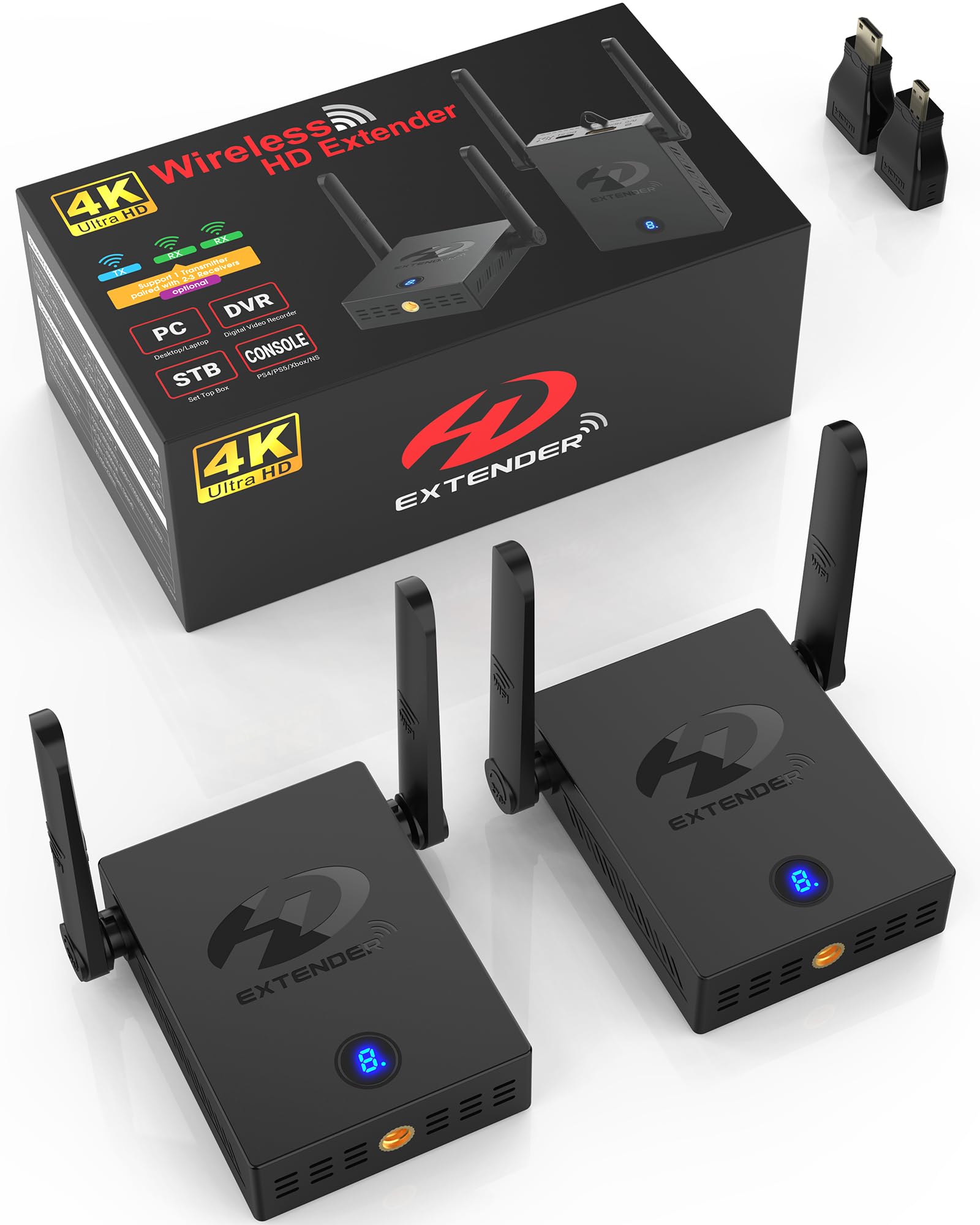 Новий бездротовий HDMI 4K 30HZ 5GHZ Вентилятор охолодження Бездротовий комплект HDMI Бездротовий з гвинтом 150 м Стабільна відстань передачі WIFI Налаштування Відео Аудіо Потрібні
Новий бездротовий HDMI 4K 30HZ 5GHZ Вентилятор охолодження Бездротовий комплект HDMI Бездротовий з гвинтом 150 м Стабільна відстань передачі WIFI Налаштування Відео Аудіо Потрібні
