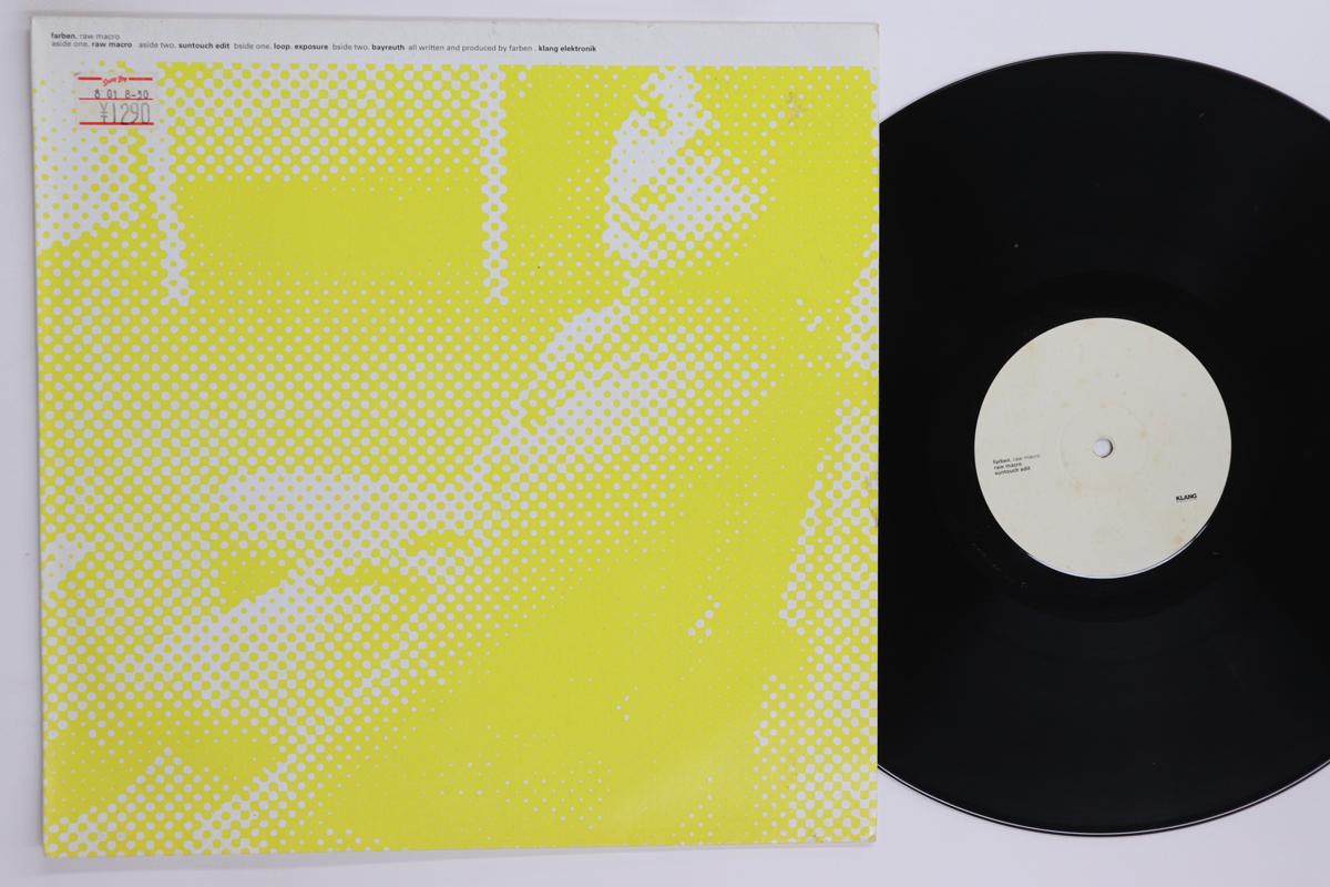 12inch Record FARBEN Raw Macro NR39 KLANG ELEKTRONI 2000 Germany Dance Electronica Used
12inch Record FARBEN Raw Macro NR39 KLANG ELEKTRONI 2000 Germany Dance Electronica Used