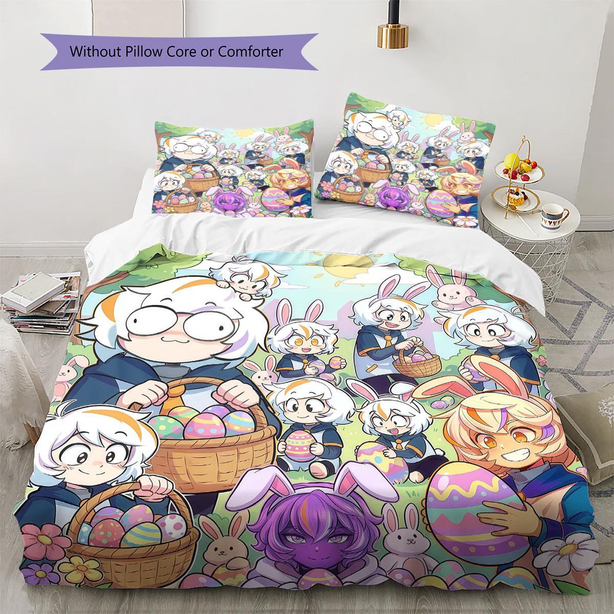 ChuyMine Pattern Bedding Quilt Set Quilt Cover Pillowcase Home Decoration Birthday Gift (1 * duvet cover + 2 * pillowcase, without core) 200x220cm
ChuyMine Pattern Bedding Quilt Set Quilt Cover Pillowcase Home Decoration Birthday Gift (1 * duvet cover + 2 * pillowcase, without core) 200x220cm