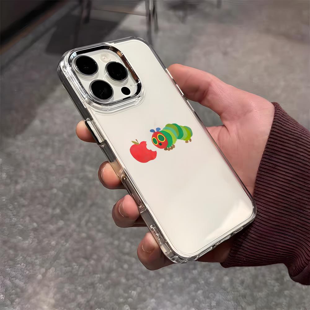 The Very Hungry Caterpillar Phone Case For IPhone 17 Air 16 E 15 14 13 12 11 Plus Pro Max Electroplated Transparent Soft Shell iPhone 16
The Very Hungry Caterpillar Phone Case For IPhone 17 Air 16 E 15 14 13 12 11 Plus Pro Max Electroplated Transparent Soft Shell iPhone 16
