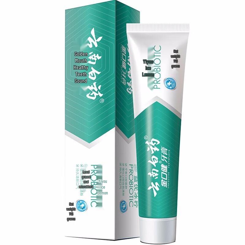 Yunnan Baiyao Jin Kou Jian Ice Lemon Mint Toothpaste
Yunnan Baiyao Jin Kou Jian Ice Lemon Mint Toothpaste