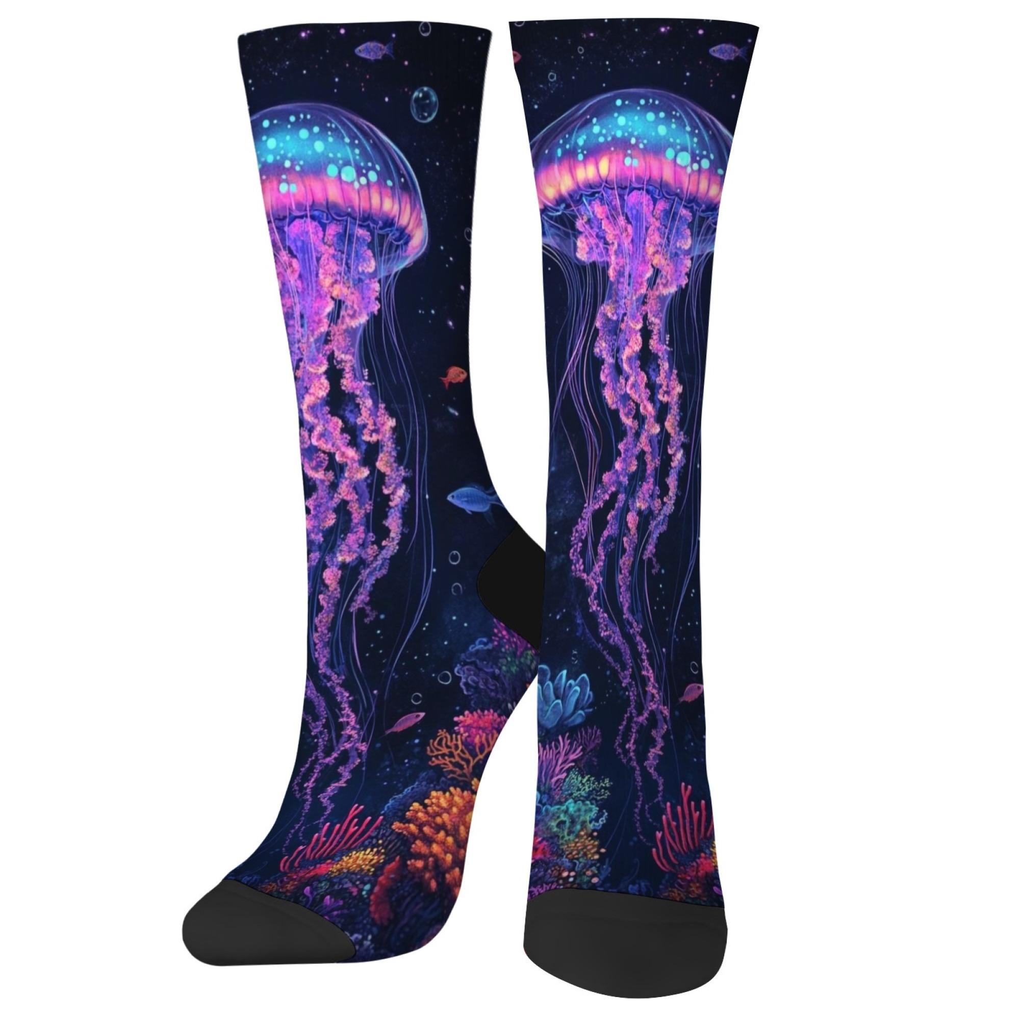 Новинка, носки с принтом медуз в виде подводного мира, дышащие повседневные модные носки, носки в стиле Харадзюку в стиле ретро, хип-хоп, унисекс, забавный подарок One Size
Новинка, носки с принтом медуз в виде подводного мира, дышащие повседневные модные носки, носки в стиле Харадзюку в стиле ретро, хип-хоп, унисекс, забавный подарок One Size