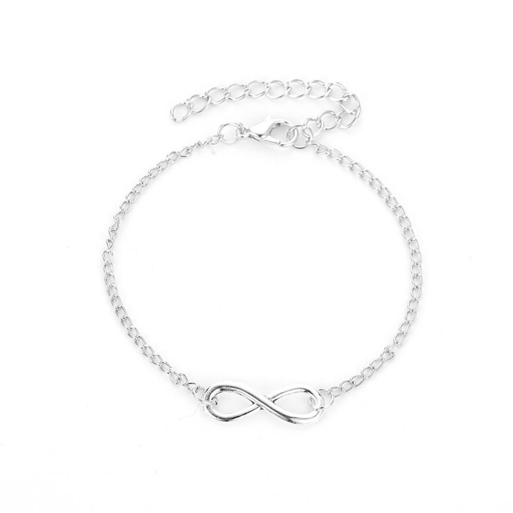 European & American Style Simple Personality Number 8 Bracelet - New Fashion Accessory срібний
European & American Style Simple Personality Number 8 Bracelet - New Fashion Accessory срібний