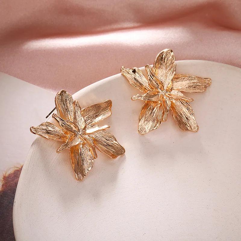 Exaggeration Double Layer Flower Big Earring for Women Creativity Gold/Silver Color Stainless Steel Jewelry Fashion Brincos Gift золотой
Exaggeration Double Layer Flower Big Earring for Women Creativity Gold/Silver Color Stainless Steel Jewelry Fashion Brincos Gift золотой