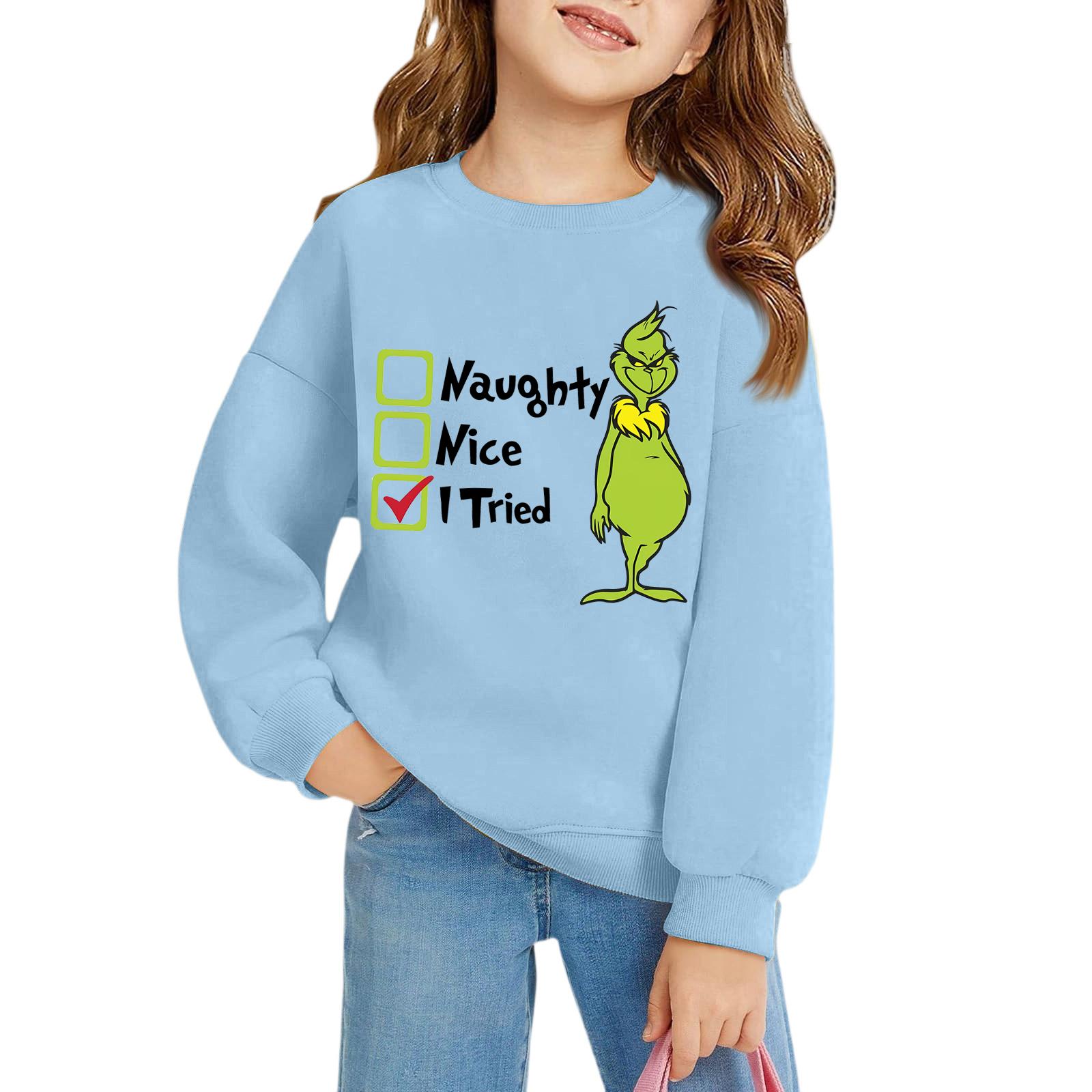 Girls Pullover Sweatshirt Kids Christmas Print Crewneck Sweater Long Sleeve Casual Top for Toddlers and Children Suitable for Winter Season 160 синий
Girls Pullover Sweatshirt Kids Christmas Print Crewneck Sweater Long Sleeve Casual Top for Toddlers and Children Suitable for Winter Season 160 синий