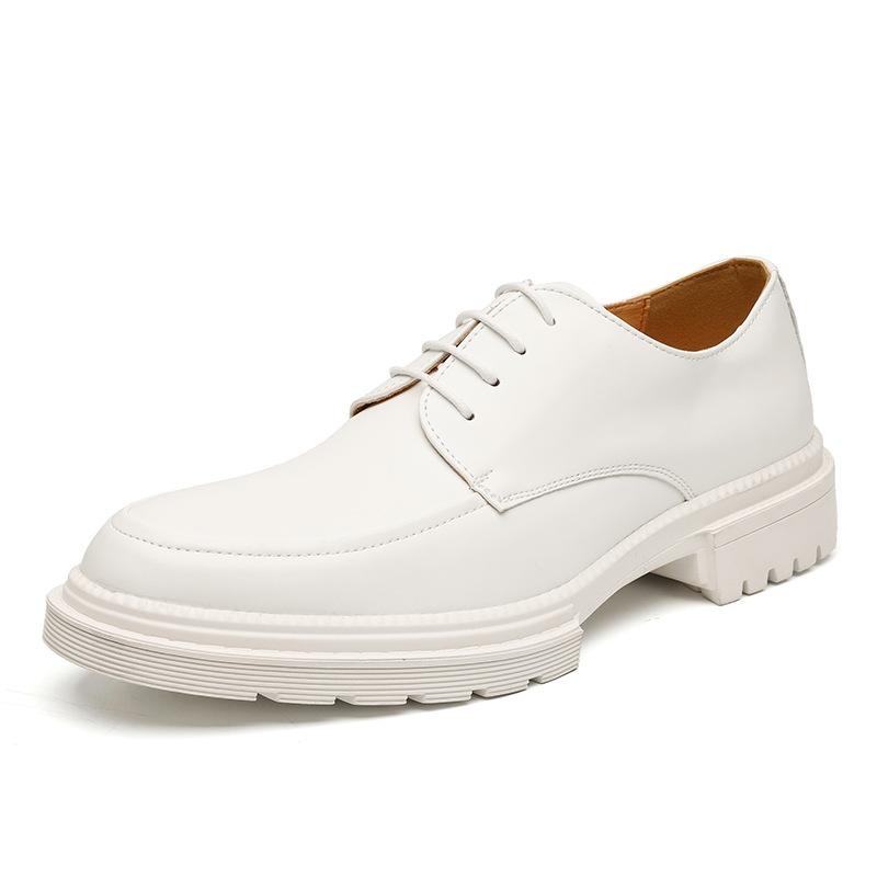 2025 spring new models, Korean fashion youth outdoor leisure platform leather shoes lace-up white men s leather shoes men s shoes 44
2025 spring new models, Korean fashion youth outdoor leisure platform leather shoes lace-up white men s leather shoes men s shoes 44