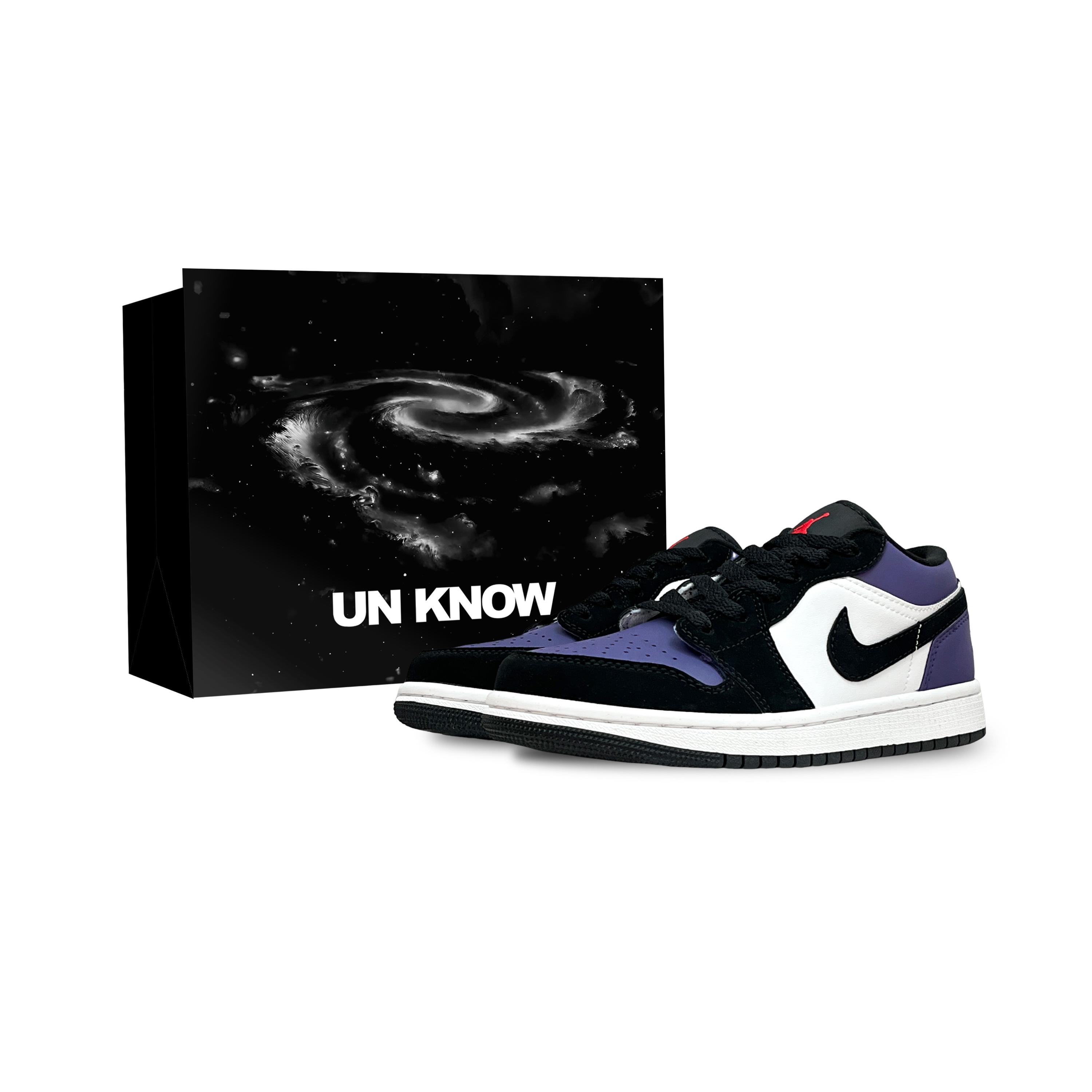 Jordan Air Jordan 1 Reverse Black Purple Slip Resistant Abrasion Resistant Low top Vintage Basketball Shoes Unisex HF3148-106(Team701--) 36
Jordan Air Jordan 1 Reverse Black Purple Slip Resistant Abrasion Resistant Low top Vintage Basketball Shoes Unisex HF3148-106(Team701--) 36
