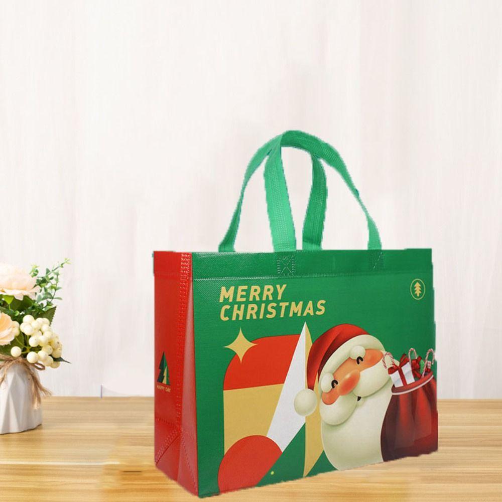 4pcs Waterproof Christmas Non-woven Fabric Tote Bags Printed Shopping Bag Christmas Gift Bag Xmas
4pcs Waterproof Christmas Non-woven Fabric Tote Bags Printed Shopping Bag Christmas Gift Bag Xmas