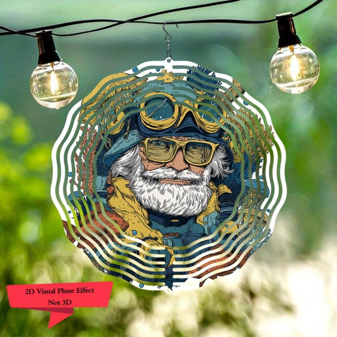 Underwater Scuba Diving Elf Wind Spinner Metal Garden Decor with 360 Rotating Hook for Indoor Outdoor Yard Patio Decoration 01A
Underwater Scuba Diving Elf Wind Spinner Metal Garden Decor with 360 Rotating Hook for Indoor Outdoor Yard Patio Decoration 01A