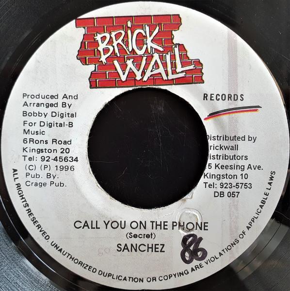 7inch Record SANCHEZ Call You On The Phone DB057 Brickwall Recor 1996 Jamaica Reggae Ska Dub Used
7inch Record SANCHEZ Call You On The Phone DB057 Brickwall Recor 1996 Jamaica Reggae Ska Dub Used