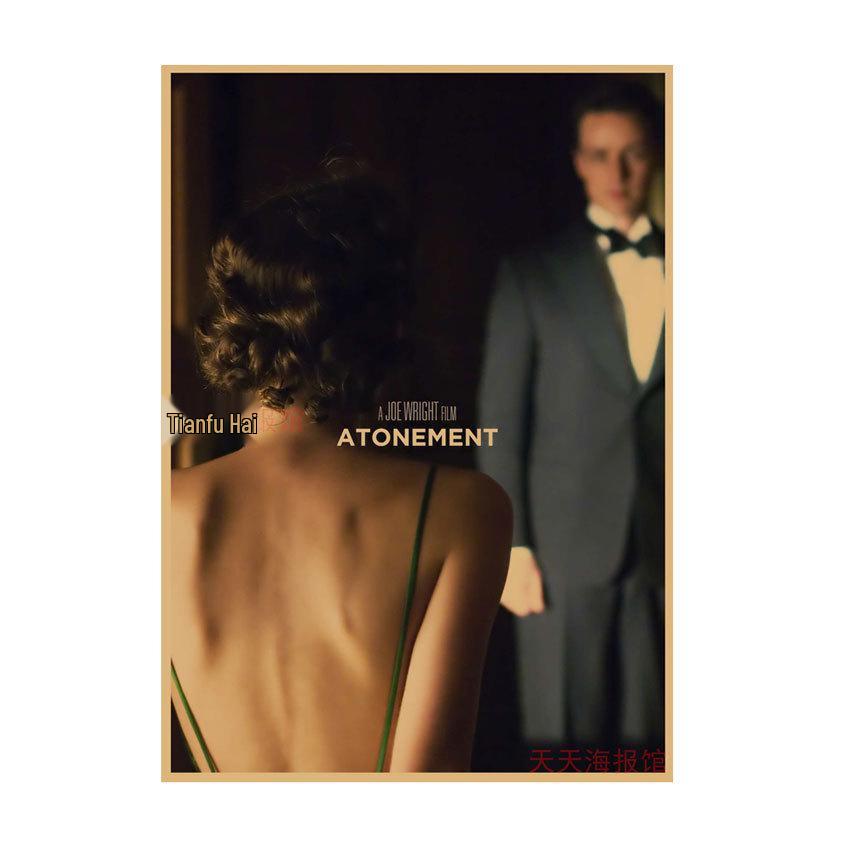Atonement: Retro Kraft Paper Movie Poster Featuring Knightley - Decorative Wall Art 29.7X42cm (A3 size)
Atonement: Retro Kraft Paper Movie Poster Featuring Knightley - Decorative Wall Art 29.7X42cm (A3 size)