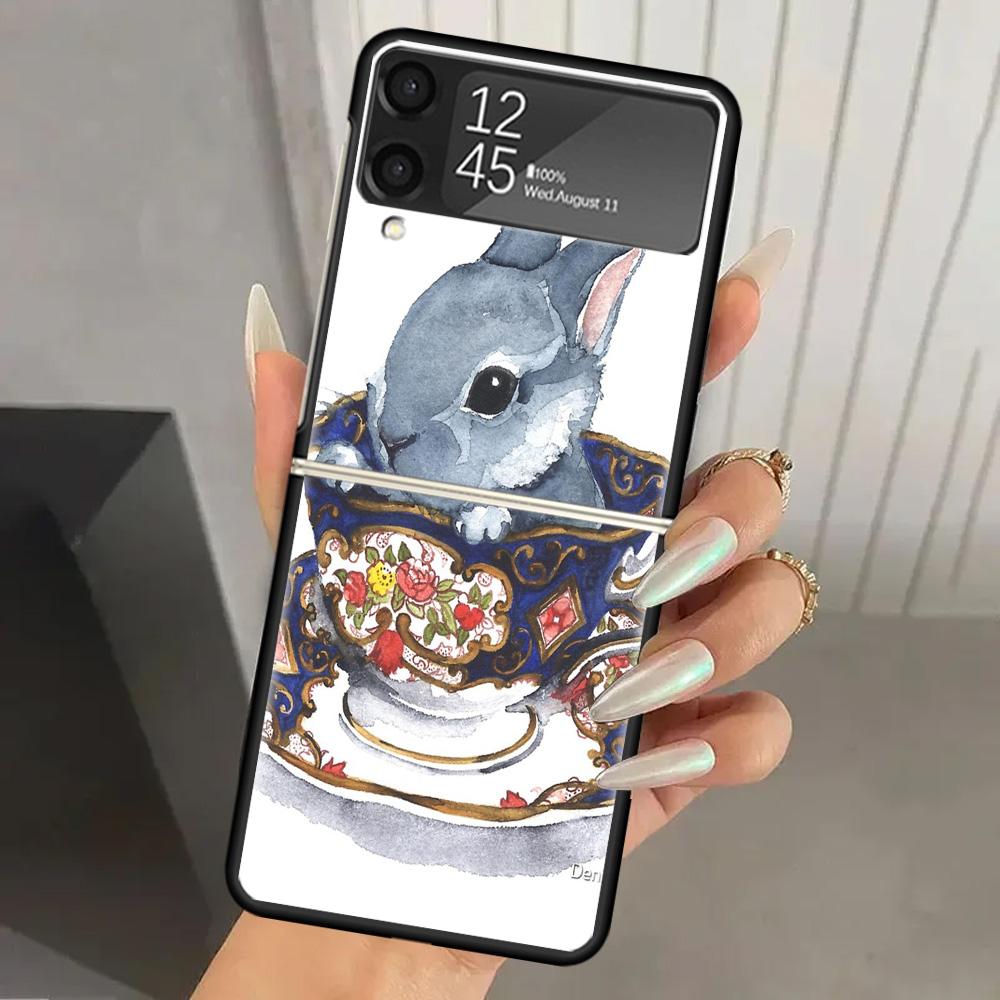 Cute Bunny Baby Rabbits Hard PC Phone Case For Samsung Galaxy Z Flip 6 5 4 3 Black Cover ZFlip6 Flip5 Flip4 5G Foldable Print Ca Samsung Z Flip
Cute Bunny Baby Rabbits Hard PC Phone Case For Samsung Galaxy Z Flip 6 5 4 3 Black Cover ZFlip6 Flip5 Flip4 5G Foldable Print Ca Samsung Z Flip
