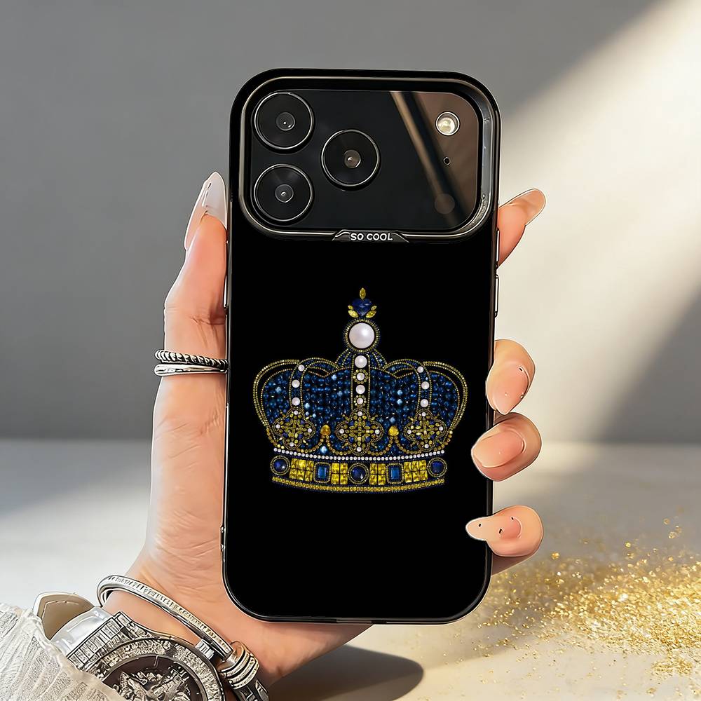 Queen King Crown Phone Case For iPhone17,16,15,14,13,12,11,Pro,MAX Gray Matte Silicone Black Cover iPhone17PRO
Queen King Crown Phone Case For iPhone17,16,15,14,13,12,11,Pro,MAX Gray Matte Silicone Black Cover iPhone17PRO