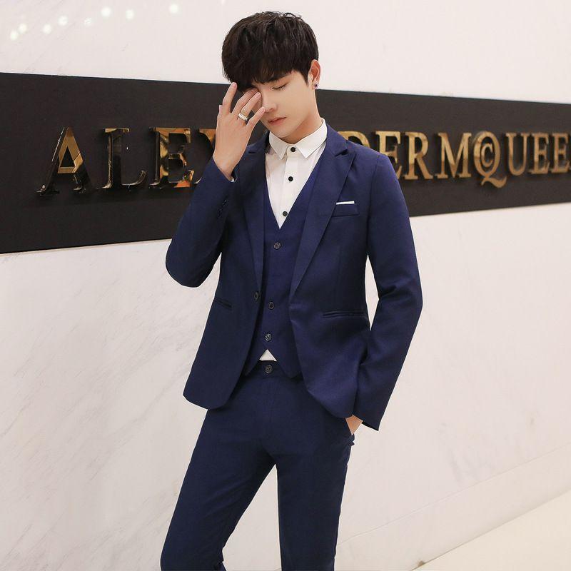 Мужской костюм Корейская версия Молодежный приталенный Однотонный Однобортный на одной пуговице Маленький блейзер 5XL озеро синий
Мужской костюм Корейская версия Молодежный приталенный Однотонный Однобортный на одной пуговице Маленький блейзер 5XL озеро синий