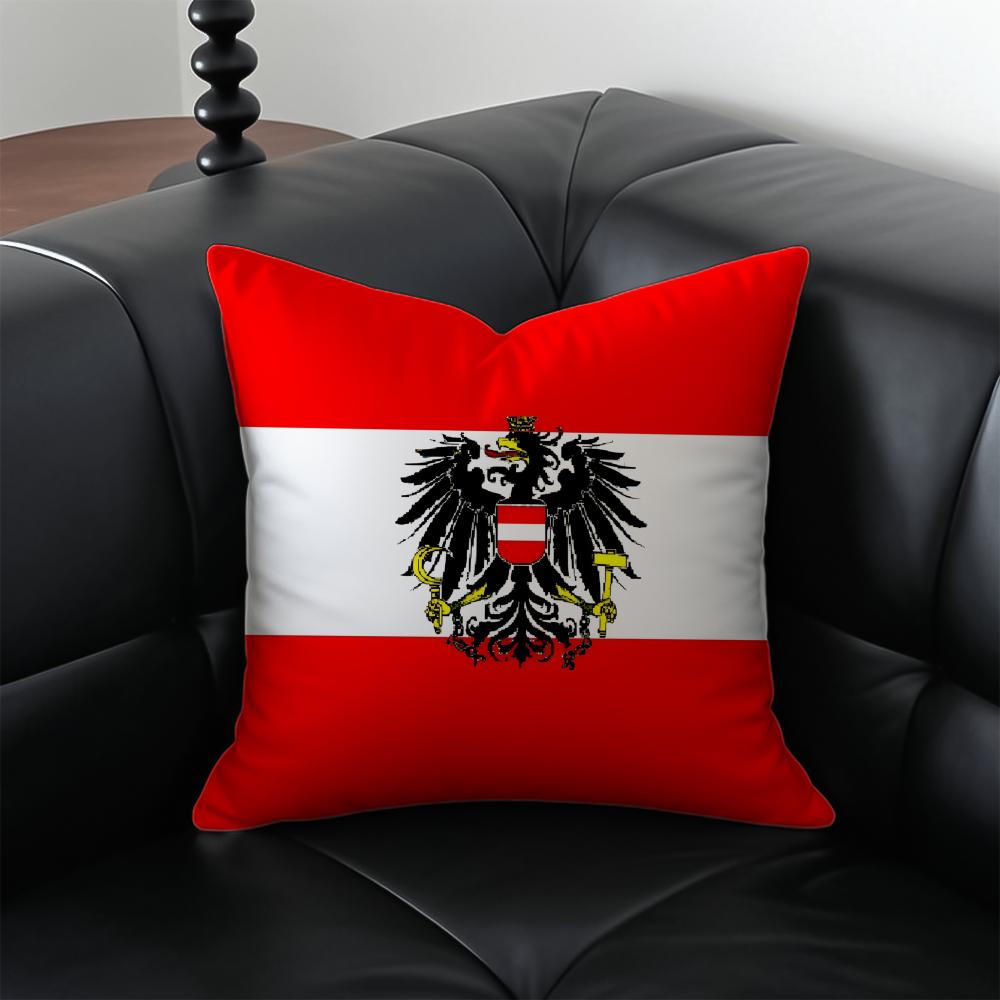 Honorary Proud AAustria FLAG Red Cushion Cover Pillow Case Antidustmite Invisible zipper silky plush cushion 30X30cm
Honorary Proud AAustria FLAG Red Cushion Cover Pillow Case Antidustmite Invisible zipper silky plush cushion 30X30cm