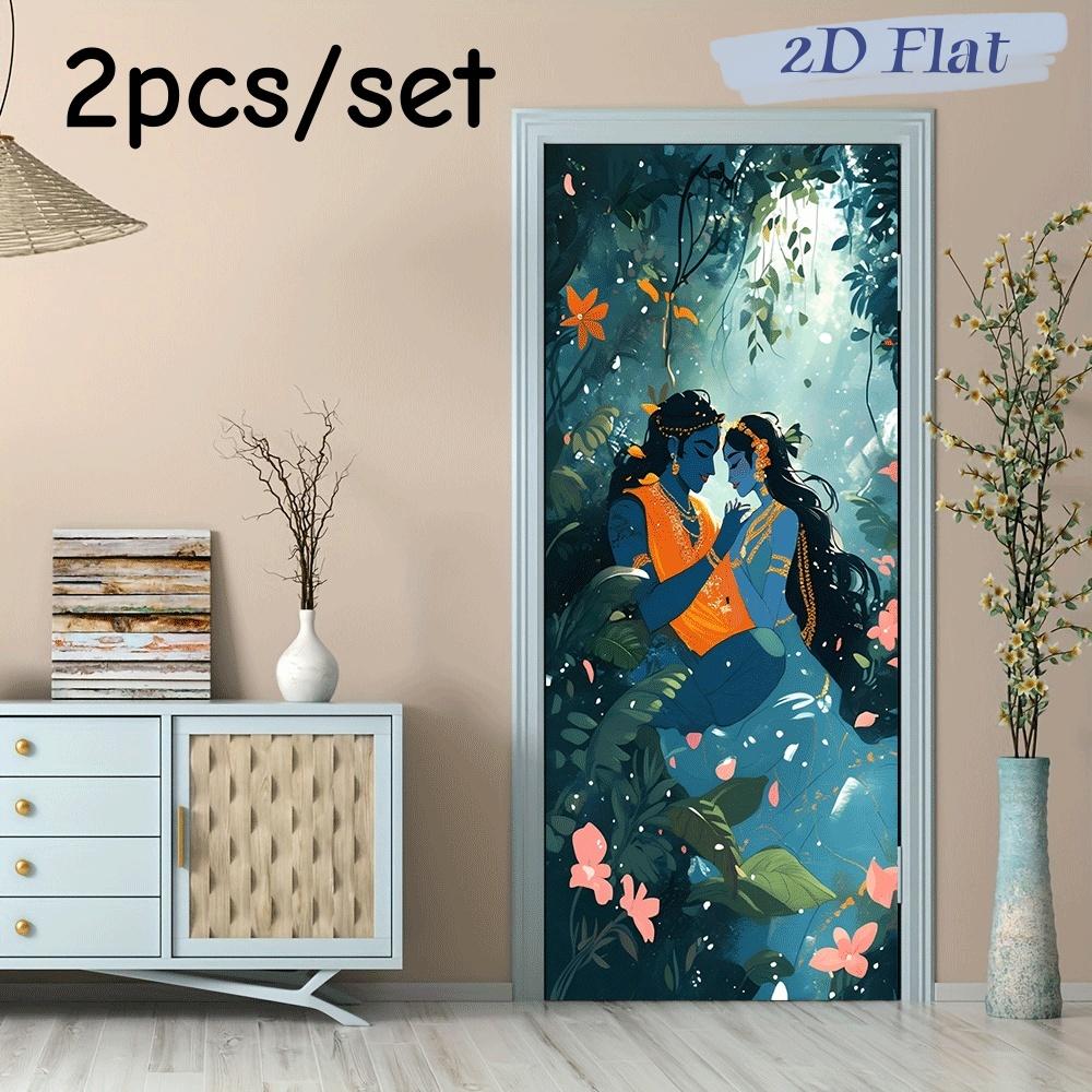 2pcs Indian Mythology Theme Decorative Wall Stickers Romo and Sido Romantic Forest Scene Stickers Living Room Bedroom Entrance W (as the picture,38.5x200cmx2)
2pcs Indian Mythology Theme Decorative Wall Stickers Romo and Sido Romantic Forest Scene Stickers Living Room Bedroom Entrance W (as the picture,38.5x200cmx2)