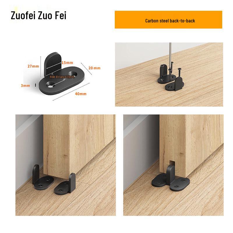 Carbon Steel Back-to-Back Sliding Door Stopper Pair
Carbon Steel Back-to-Back Sliding Door Stopper Pair