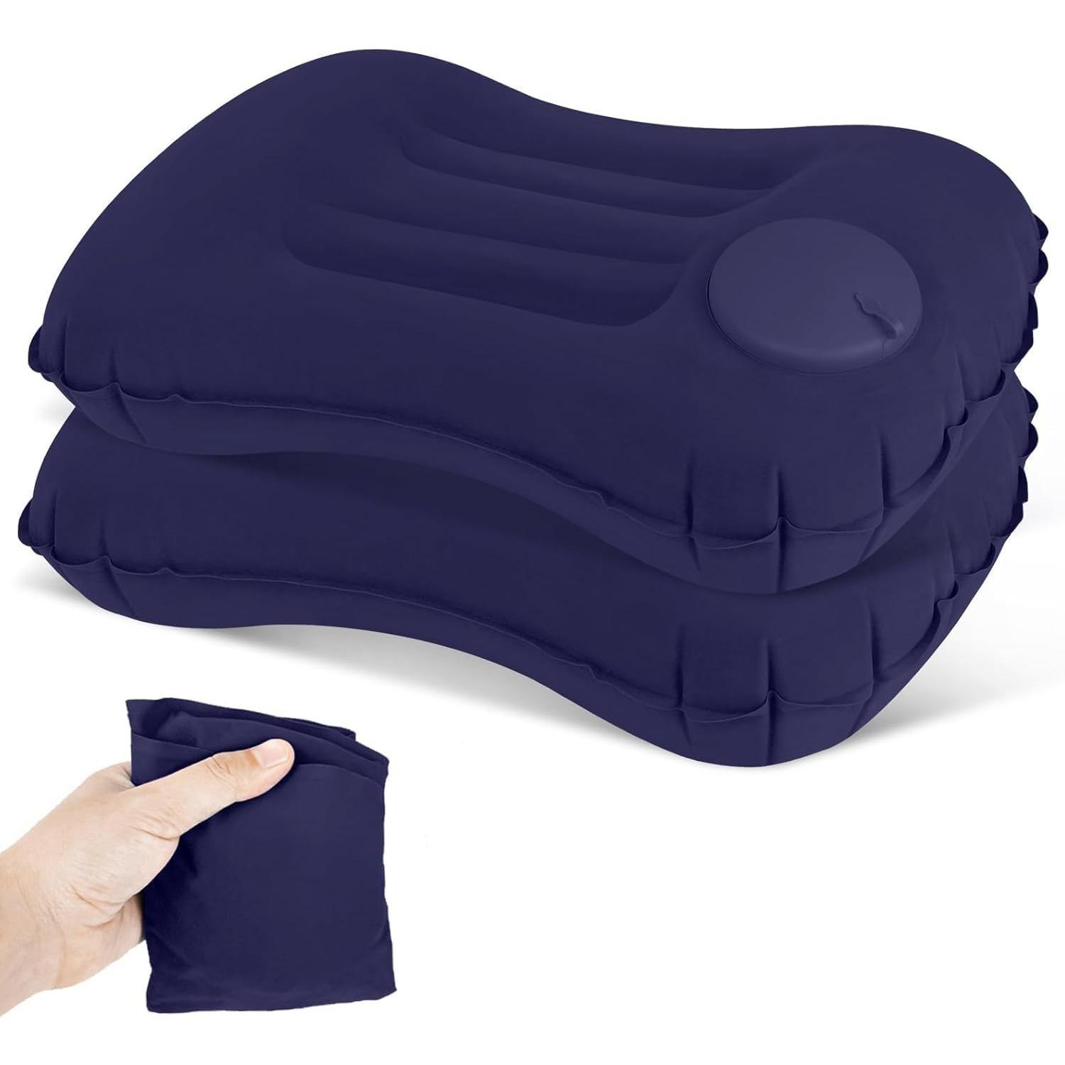 NICEWIN 2 Pack Водонепроницаемые надувные подушки для кемпинга, Сверхлегкая надувная подушка для пляжа, Сжимаемая, Удобная, Надувная подушка, фиолетовый
NICEWIN 2 Pack Водонепроницаемые надувные подушки для кемпинга, Сверхлегкая надувная подушка для пляжа, Сжимаемая, Удобная, Надувная подушка, фиолетовый