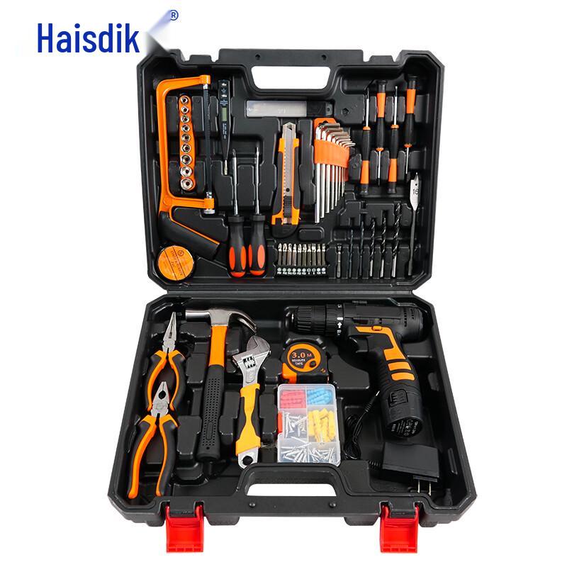 Haisidick Cordless Drill & Screwdriver Tool Kit CN plug (adapter included)
Haisidick Cordless Drill & Screwdriver Tool Kit CN plug (adapter included)