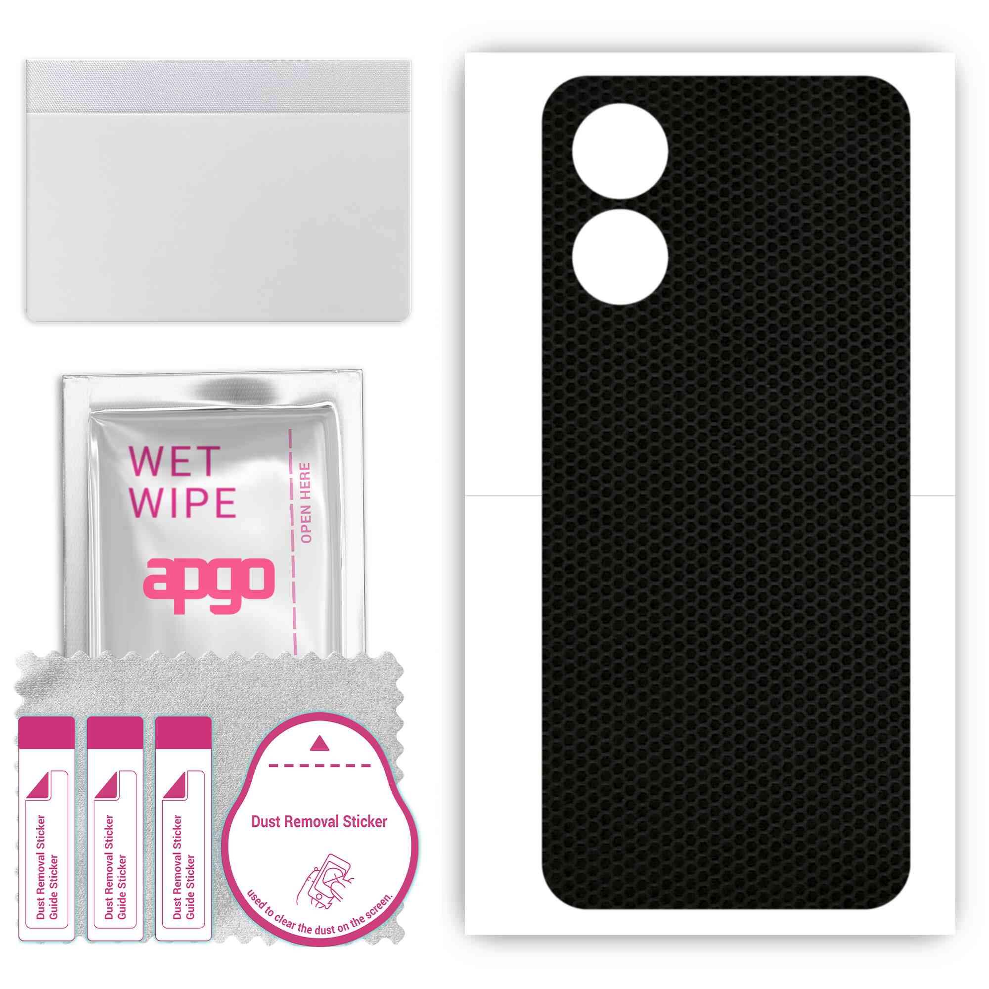 apgo Protective Skin Sticker for the back compatible with Oppo A17, Wrap Film, Foil, Vinyl - Pattern Matrix
apgo Protective Skin Sticker for the back compatible with Oppo A17, Wrap Film, Foil, Vinyl - Pattern Matrix