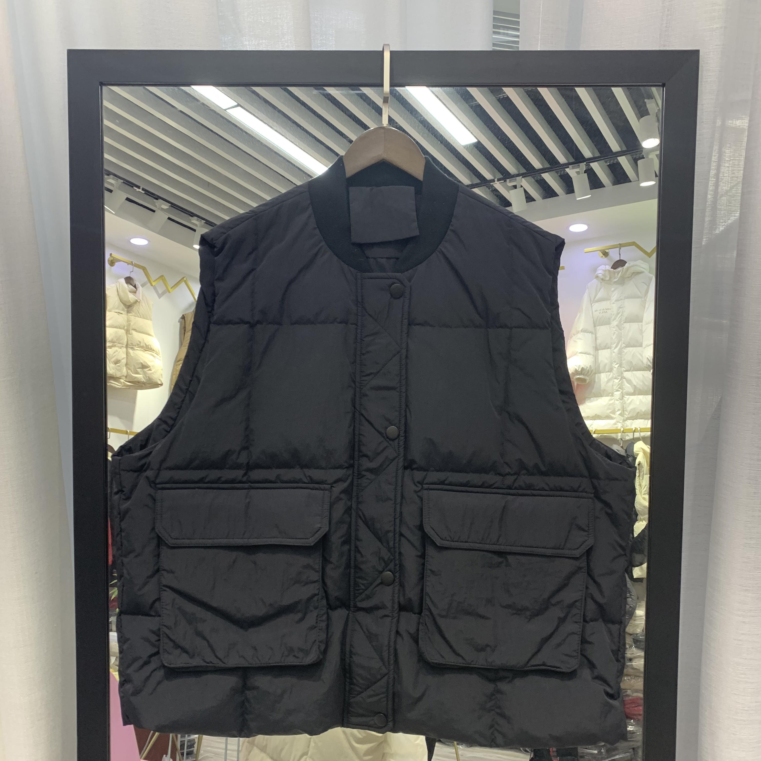 Женская осенне-зимняя куртка на белом утином пуху, жилет, куртка на белом утином пуху, жилет, свободный мягкий воротник-стойка, однобортный, с большим карманом, тонкий S чёрный
Женская осенне-зимняя куртка на белом утином пуху, жилет, куртка на белом утином пуху, жилет, свободный мягкий воротник-стойка, однобортный, с большим карманом, тонкий S чёрный