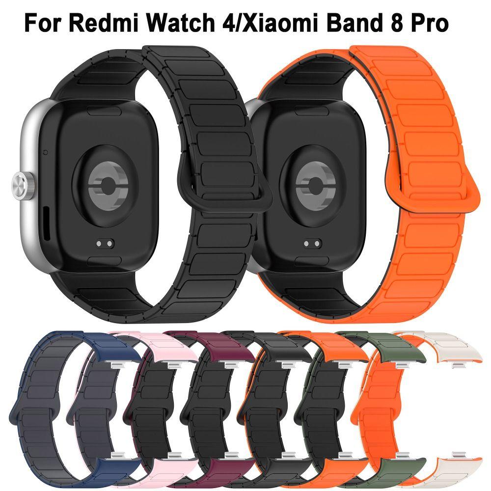 Wrist Watchband Replacement Bracelet Magnetic Silicone Strap for Redmi Watch 4/Xiaomi Band 8 Pro сірий/рожевий
Wrist Watchband Replacement Bracelet Magnetic Silicone Strap for Redmi Watch 4/Xiaomi Band 8 Pro сірий/рожевий