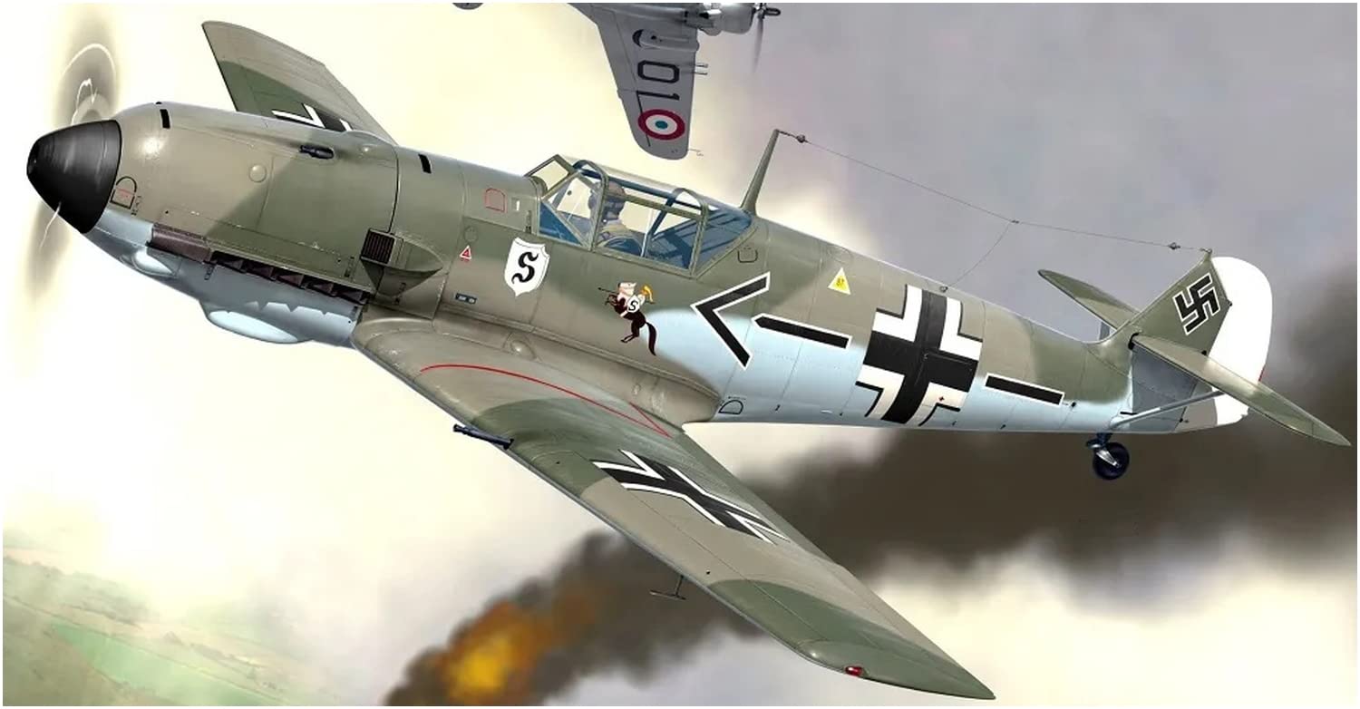 AZ Model German Air Force Messerschmitt Battle of France Plastic Model AZM7661 1/72 Bf109E-3
AZ Model German Air Force Messerschmitt Battle of France Plastic Model AZM7661 1/72 Bf109E-3