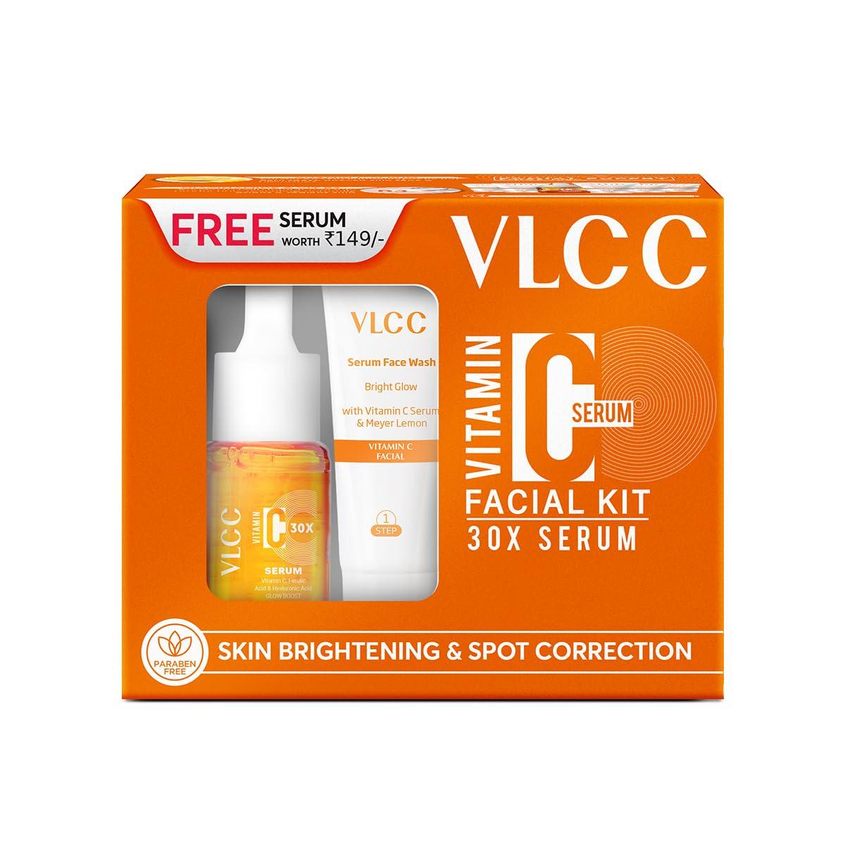 VLCC Vitamin C Serum Facial Kit 58g Pack of 1 | Skin Brightening Facial at Home | Fades Spots and Dullness
VLCC Vitamin C Serum Facial Kit 58g Pack of 1 | Skin Brightening Facial at Home | Fades Spots and Dullness