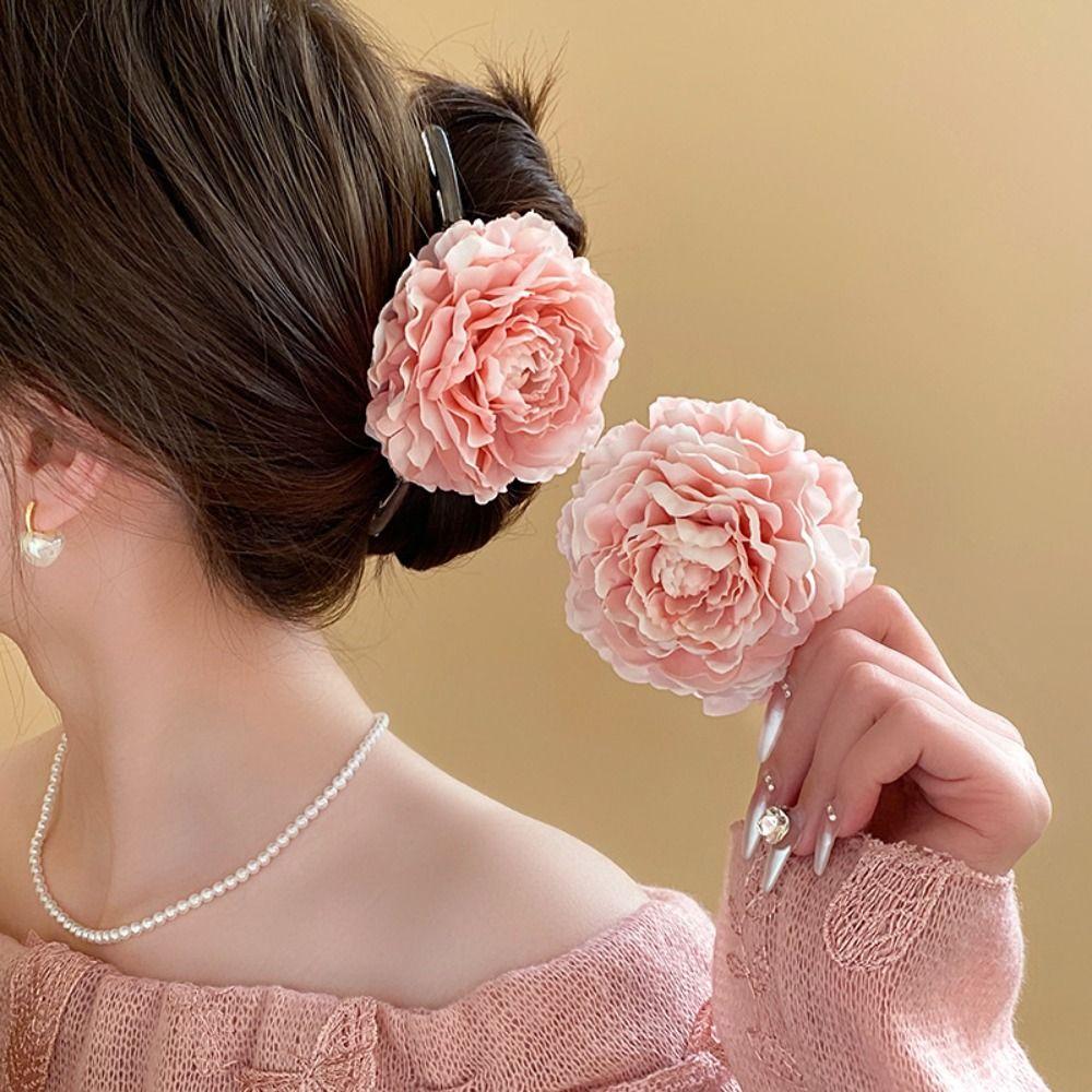 Bohemian Simulation Flower Hair Claw Cloth Large Shark Clip Fashion Flower Hair Clip Daily pink-hair clip
Bohemian Simulation Flower Hair Claw Cloth Large Shark Clip Fashion Flower Hair Clip Daily pink-hair clip