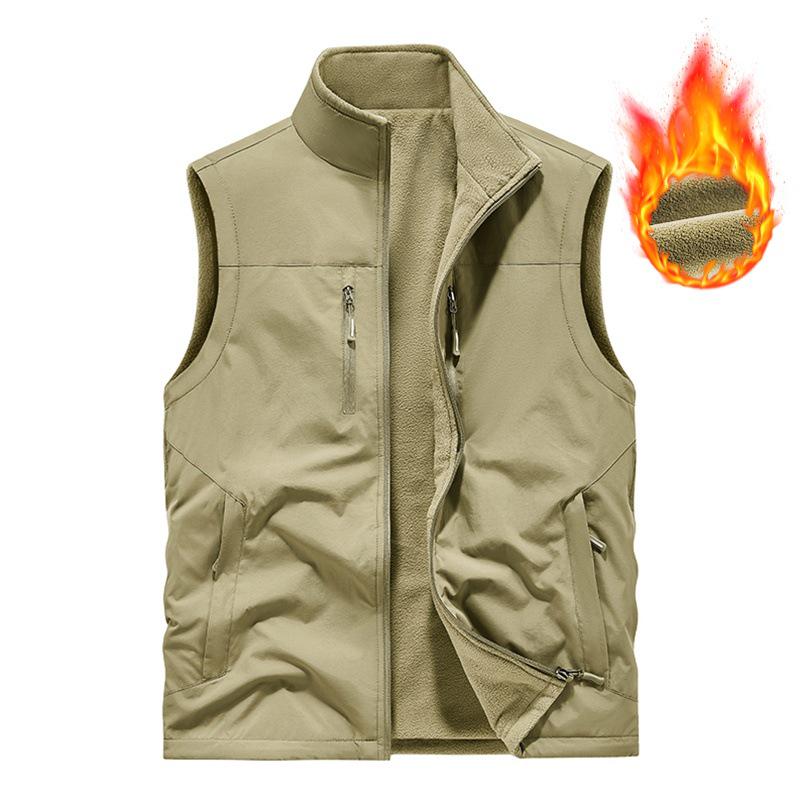 Men s Reversible Stand Collar Vest - Plus Size, Warm Velvet, Perfect for Photography & Live Broadcasts XL хакі
Men s Reversible Stand Collar Vest - Plus Size, Warm Velvet, Perfect for Photography & Live Broadcasts XL хакі