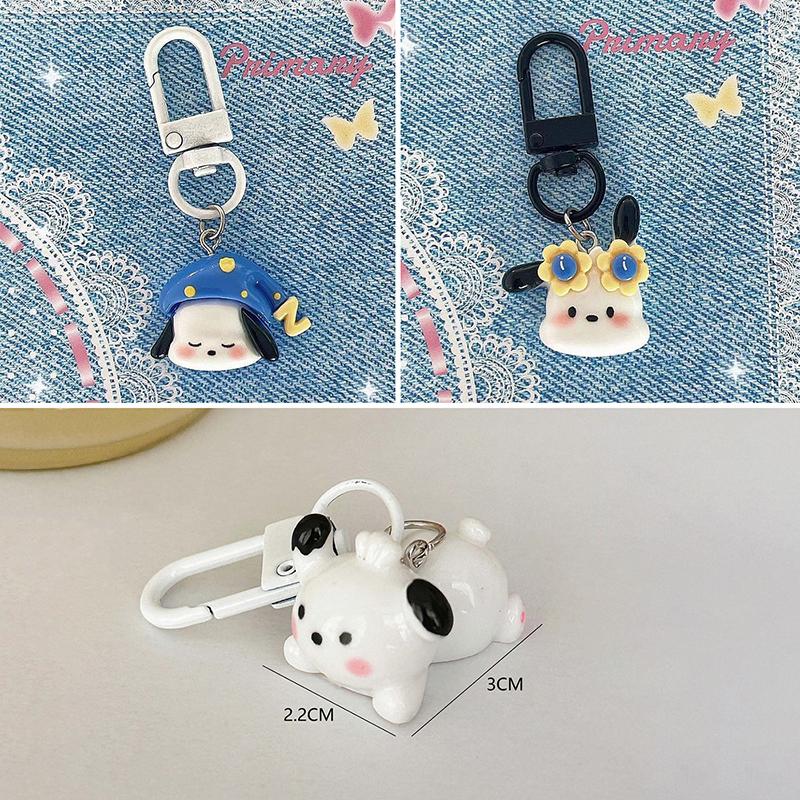 Милый мультяшный брелок Pochacco, брелок для ключей с изображением животных, креативная кукла-собака, кулон для женщин, автомобильный брелок, кошелек, сумка, аксессуары
Милый мультяшный брелок Pochacco, брелок для ключей с изображением животных, креативная кукла-собака, кулон для женщин, автомобильный брелок, кошелек, сумка, аксессуары