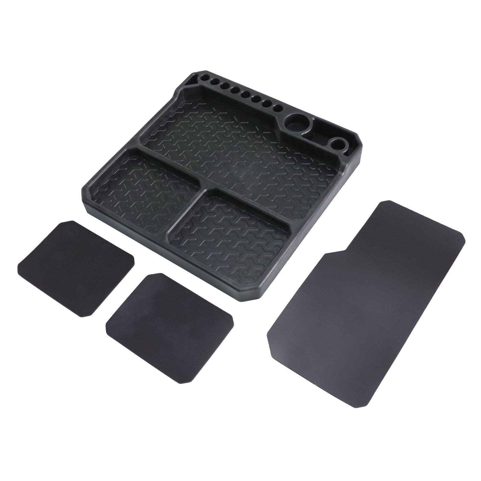 Soft Plastic Repair Storage Tray with 10 Dedicated Slots Compartments and Magnetic Surfaces for Model Assembly 1
Soft Plastic Repair Storage Tray with 10 Dedicated Slots Compartments and Magnetic Surfaces for Model Assembly 1