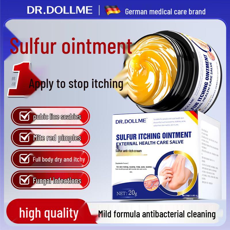 DR.DOLLME Sulfur Itch Relief Ointment
DR.DOLLME Sulfur Itch Relief Ointment