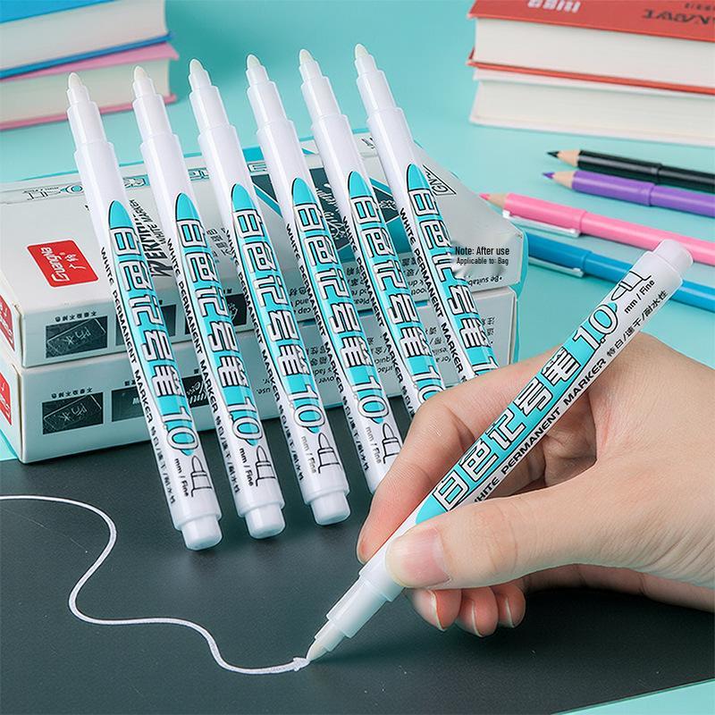 Wide-Mouth 801 Fine-Tip Fade-Resistant Refillable White Marker Highlighter Pen
Wide-Mouth 801 Fine-Tip Fade-Resistant Refillable White Marker Highlighter Pen