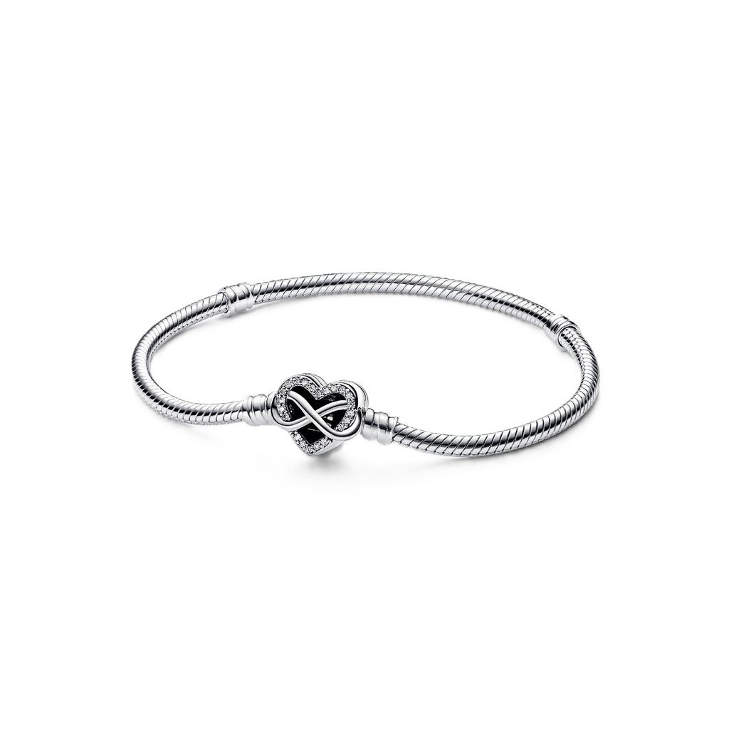 Pandora Moments Sparkling Infinity Heart Bracelet With Clear Cubic Zirconia P-592645C01-18 For Women
Pandora Moments Sparkling Infinity Heart Bracelet With Clear Cubic Zirconia P-592645C01-18 For Women