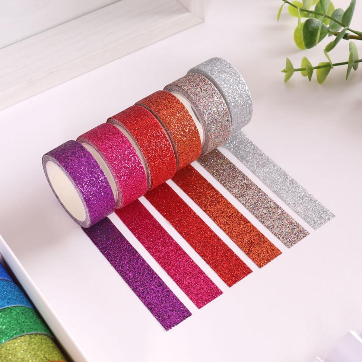 12 Rolls DIY Glitter Washi Tape Set - Colored Masking Tape, Sparkle Decorative Tape for Art, Scrapbook Tape,Decor & Crafts 12pcs різнокольоровий
12 Rolls DIY Glitter Washi Tape Set - Colored Masking Tape, Sparkle Decorative Tape for Art, Scrapbook Tape,Decor & Crafts 12pcs різнокольоровий