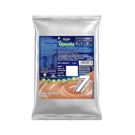 Sri Sri Tattva Ojasvita Malt - суміш напоїв для гострого розуму та здорового тіла - 1 кг у фользі
Sri Sri Tattva Ojasvita Malt - суміш напоїв для гострого розуму та здорового тіла - 1 кг у фользі