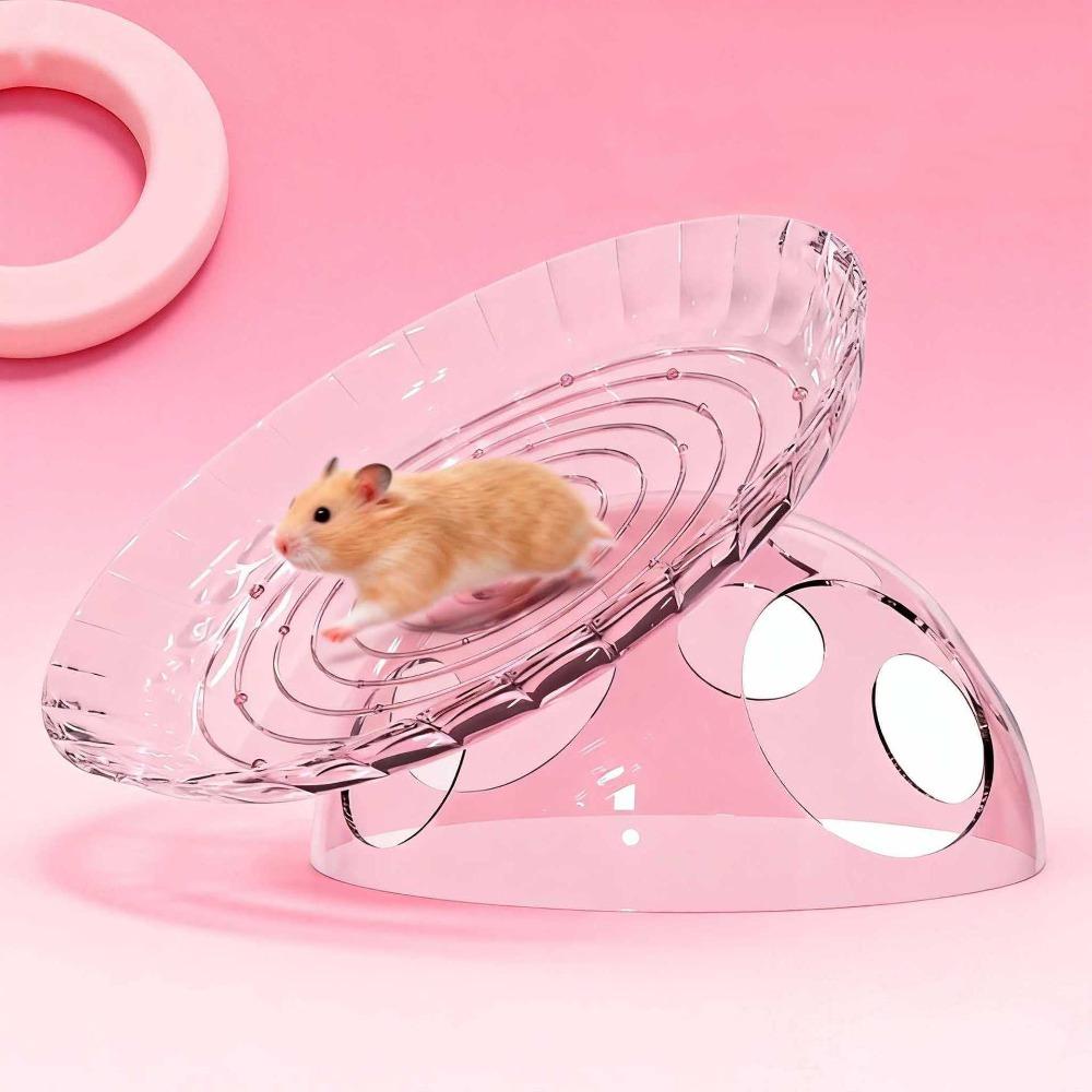 Silent Hamster Running Wheel Plastic Gerbil Roller Toy Spinner Running Disc Cage Accessory рожевий
Silent Hamster Running Wheel Plastic Gerbil Roller Toy Spinner Running Disc Cage Accessory рожевий