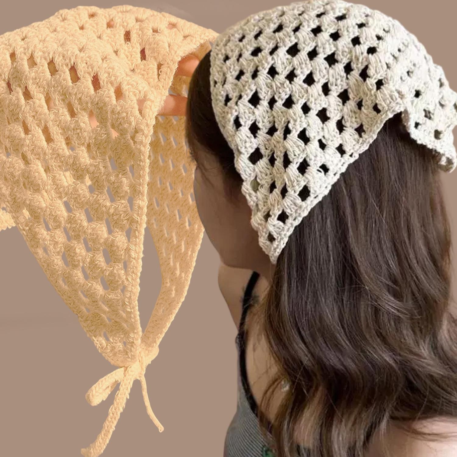 Бежевая хлопковая повязка на голову с вырезом в виде треугольника для женщин, летняя дорожная повязка для волос, платок, бандана, повязки на голову с полым узором в французском стиле 52.5x27CM
Бежевая хлопковая повязка на голову с вырезом в виде треугольника для женщин, летняя дорожная повязка для волос, платок, бандана, повязки на голову с полым узором в французском стиле 52.5x27CM